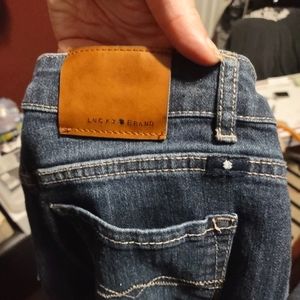 Lucky Brand Dark Wash Zoe Skinny Jeans. Girls Size 14